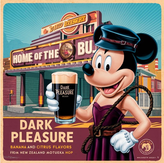 Dark Pleasure Bauchetikett