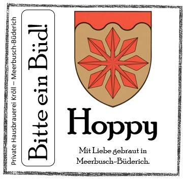 Bauchetikett Hoppy Helles Bieretikett