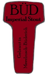 Halsetikett Imperial Stout Bieretikett